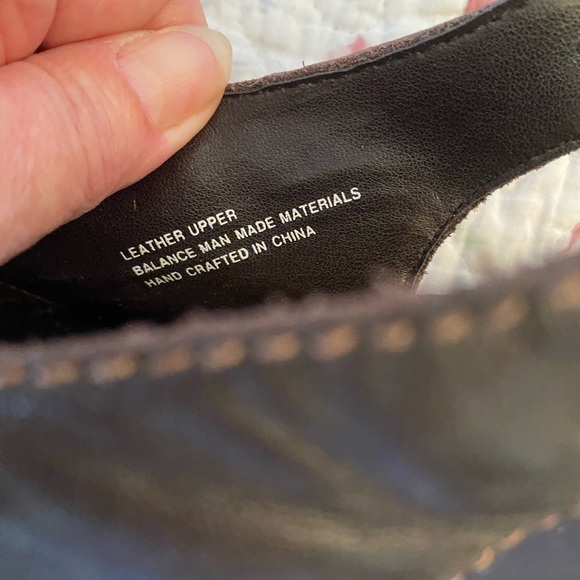 Ladies shoes mule slip on leather uppers SZ 10 - Picture 8 of 9